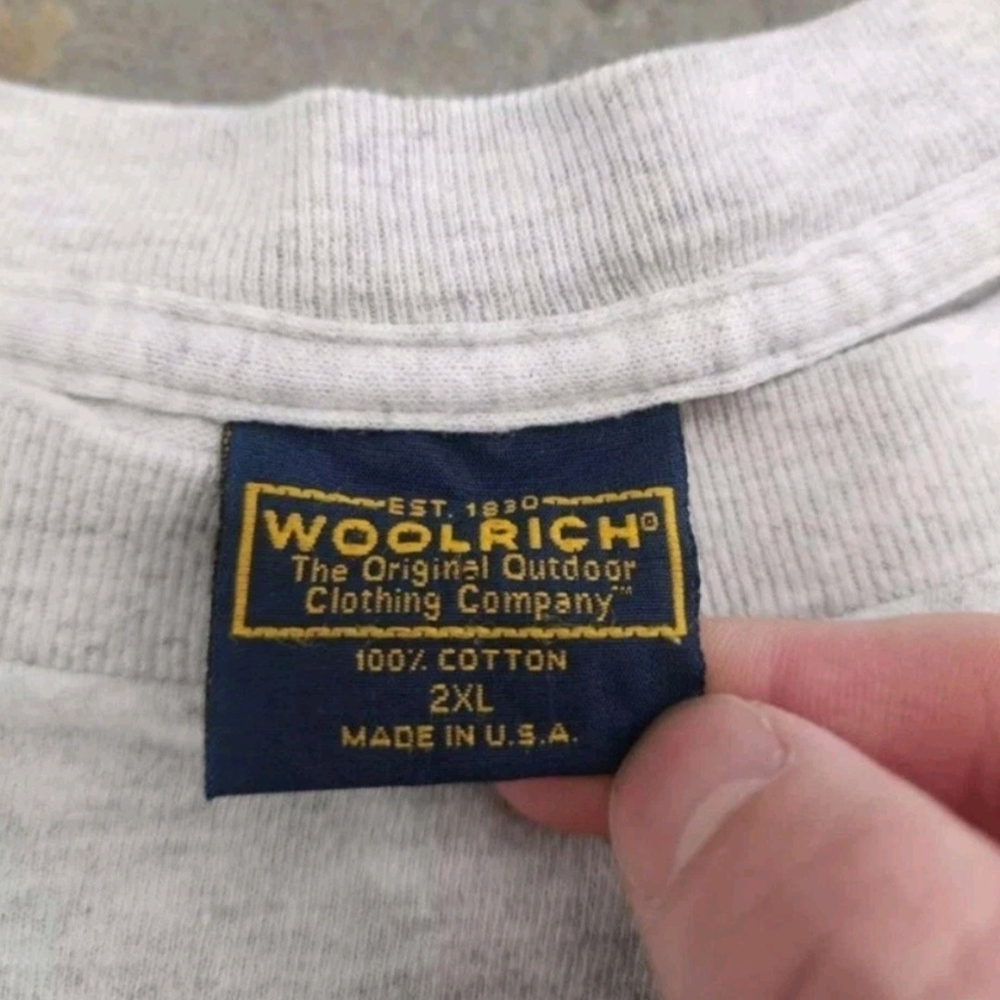 Vintage 90s Woolrich Men's 2xl Long Sleeve Dog Mans Best Friend Outdoors T Shirt View 4